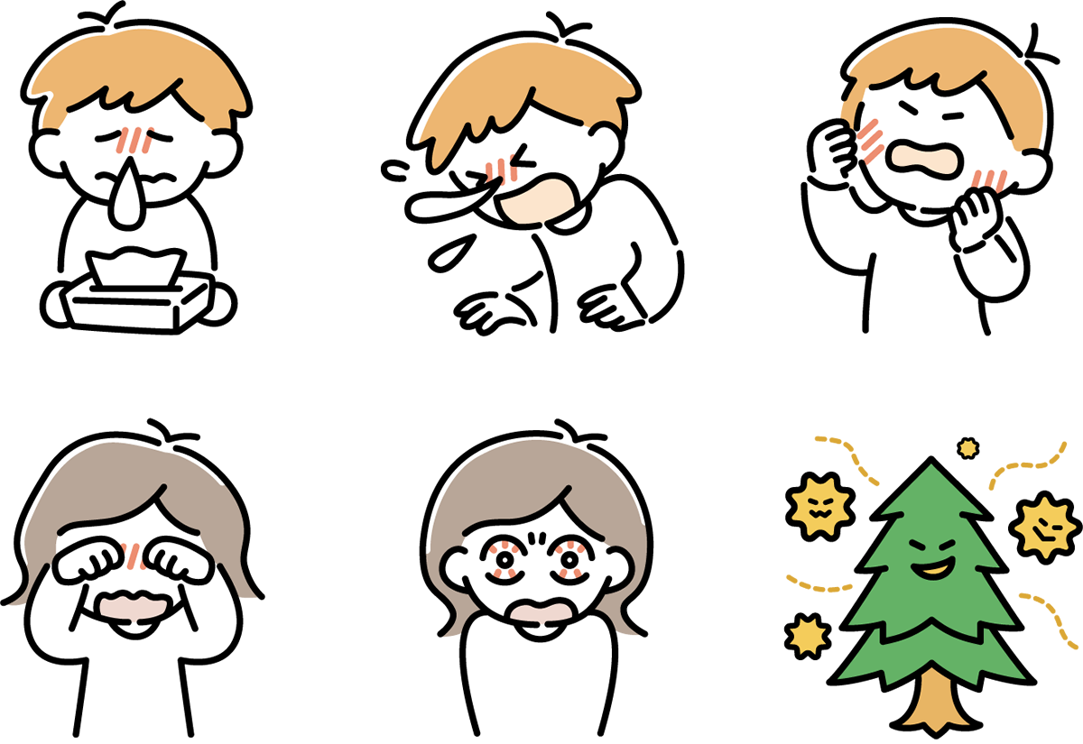 花粉の季節の体調管理